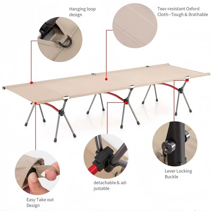Cama Dobrável para Camping ao  - Kids Outdoor Daybed avaliação e preço