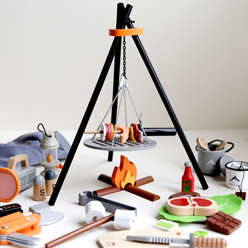 Conjunto de Brinquedos de Camp - Kids Outdoor Grill Set avaliação e preço