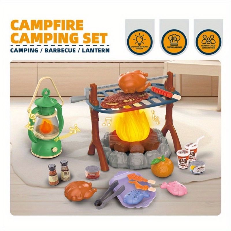 Conjunto de brincar para acamp - Kids Outdoor Grill Set avaliação e preço