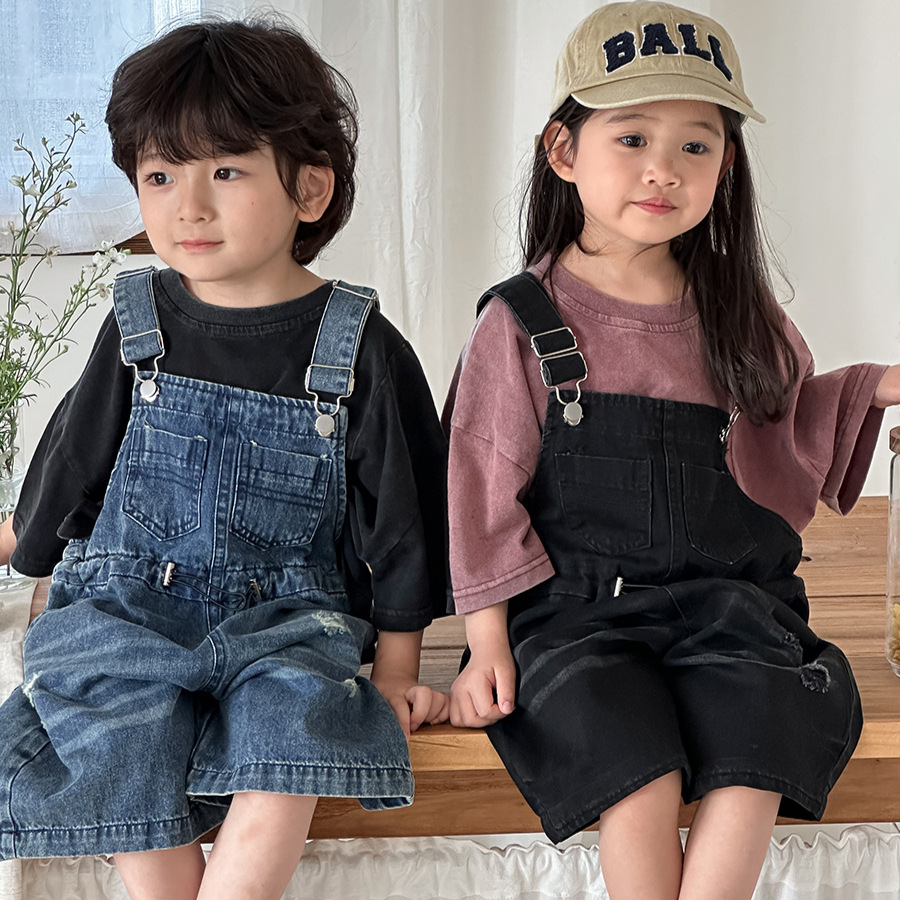 Macacão Jeans Infantil Unissex - Kids Outdoor Overalls avaliação e preço