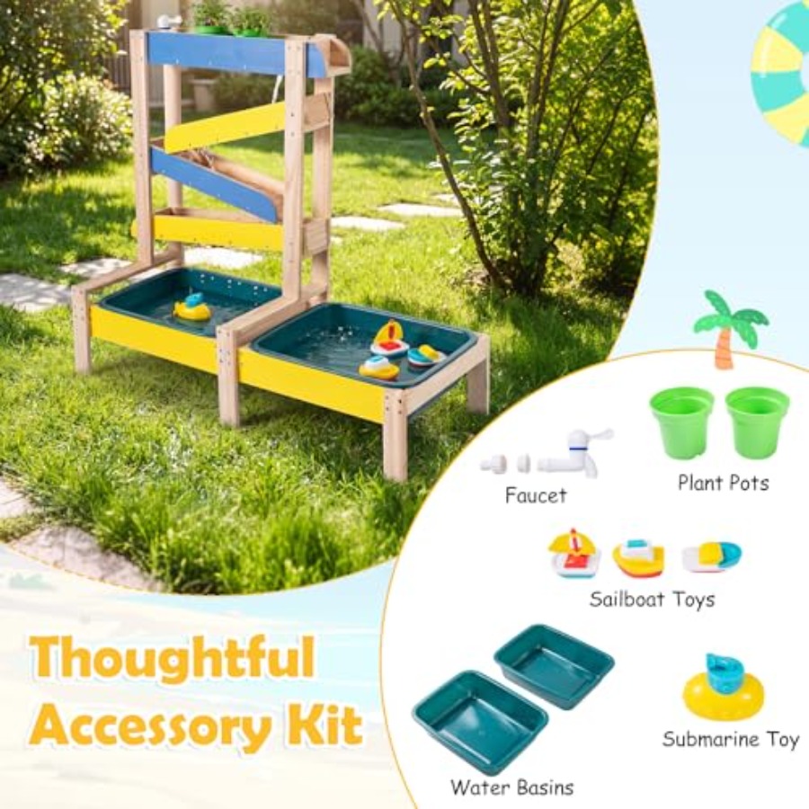 Conjunto de atividades ao ar l - Kids Outdoor Activity Table avaliação e preço