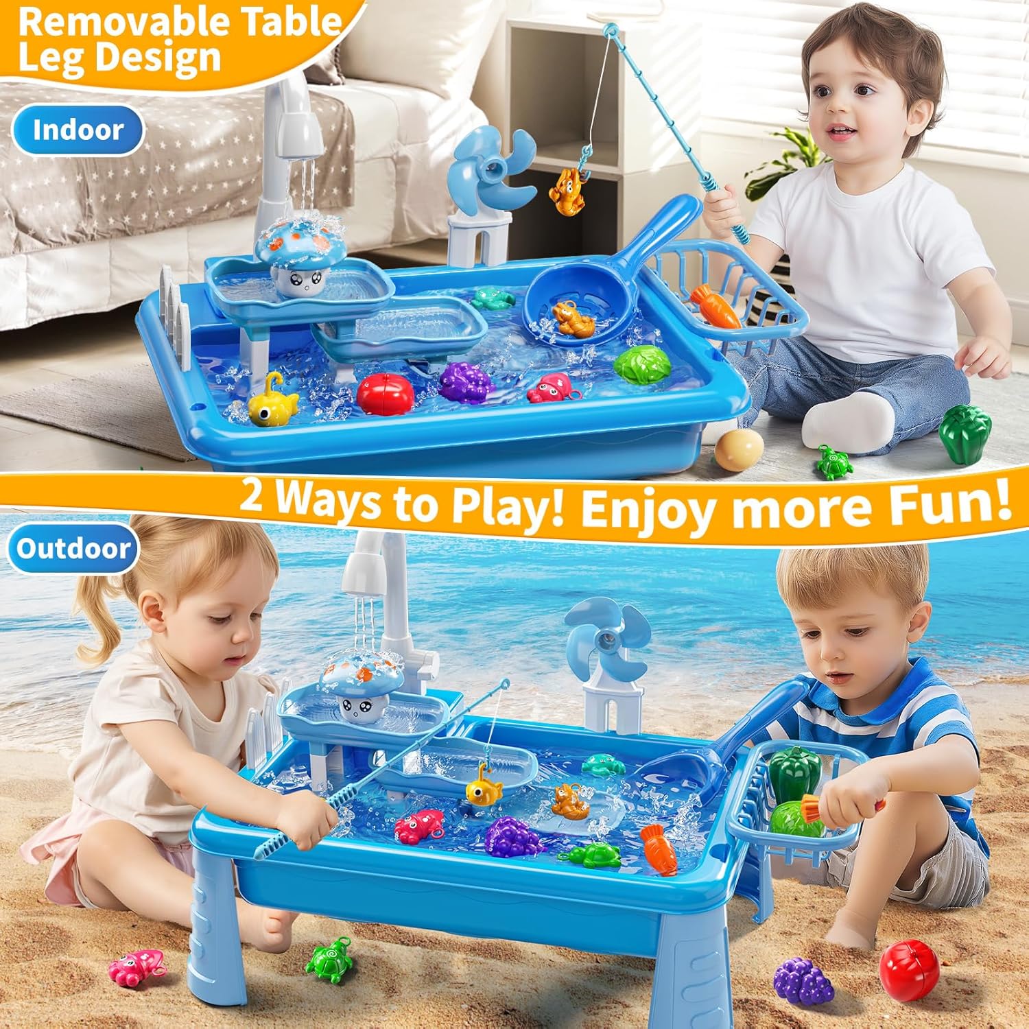 Mesa de Água para Brincar com  - Kids Outdoor Activity Table avaliação e preço