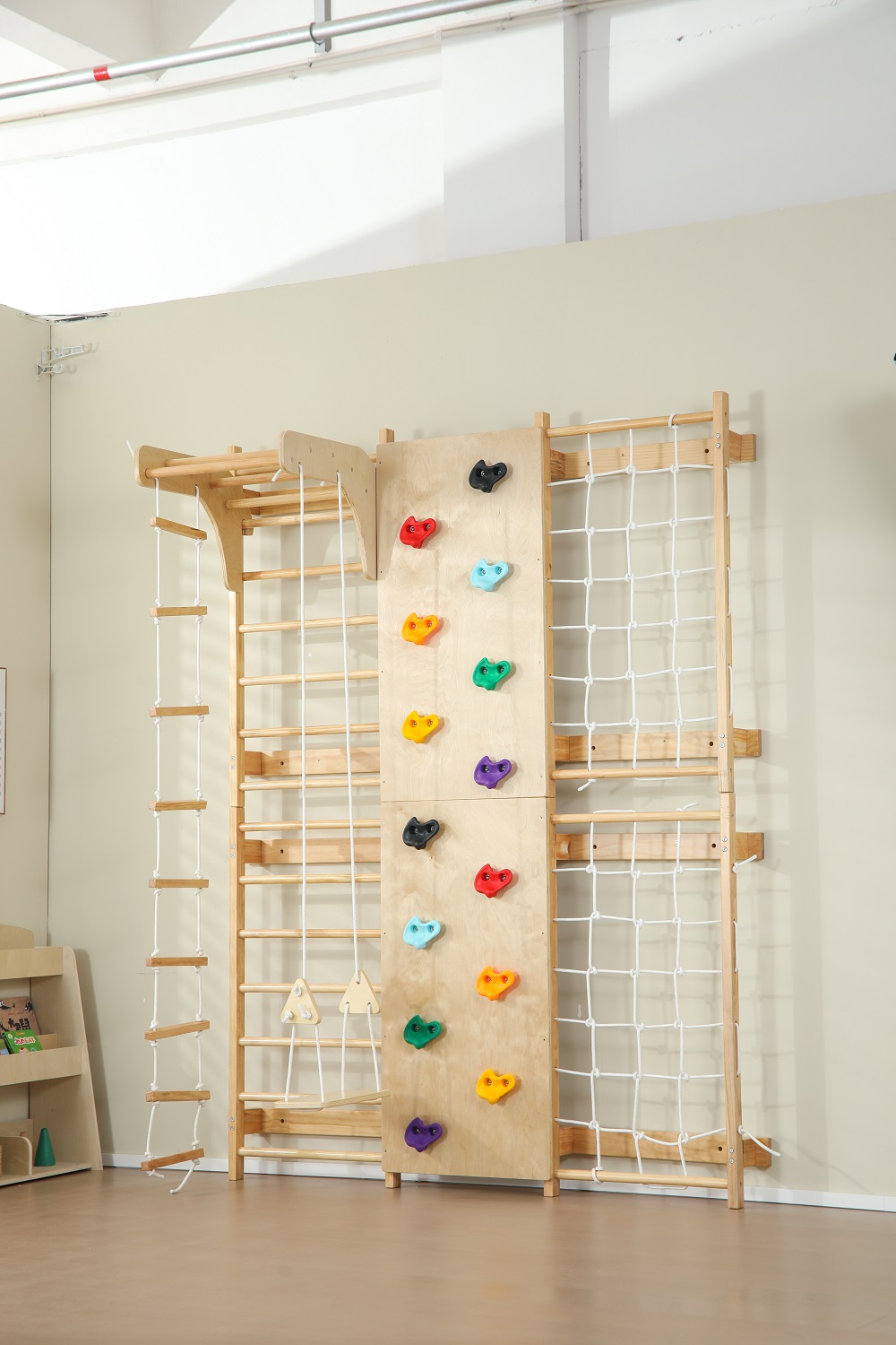 Em Estoque: Escada Sueca de Ma - Kids Outdoor Ladder avaliação e preço