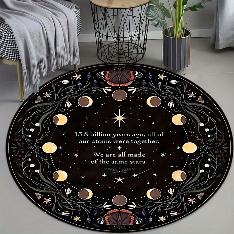 Tapete Redondo com Estampa de  - Kids Outdoor Quotes avaliação e preço