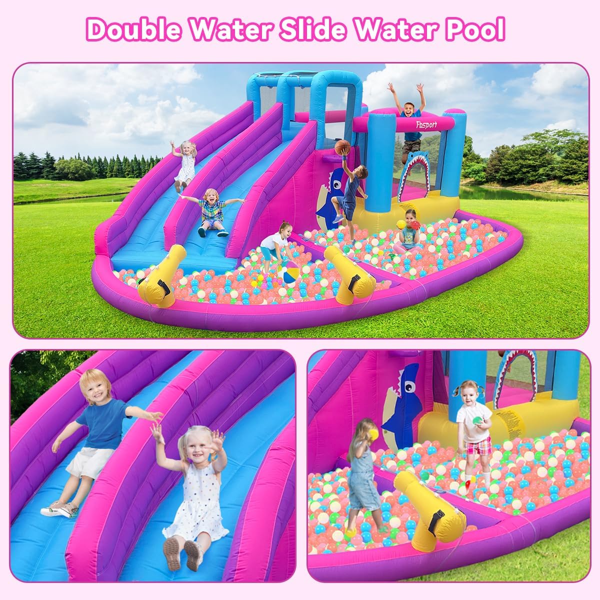 Castelo Inflável com Escorrega - Kids Outdoor Inflatable avaliação e preço