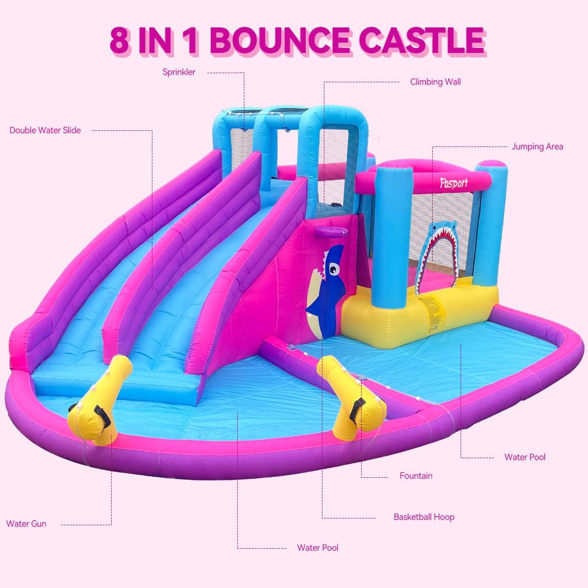 Castelo Inflável com Escorrega - Kids Outdoor Inflatable avaliação e preço