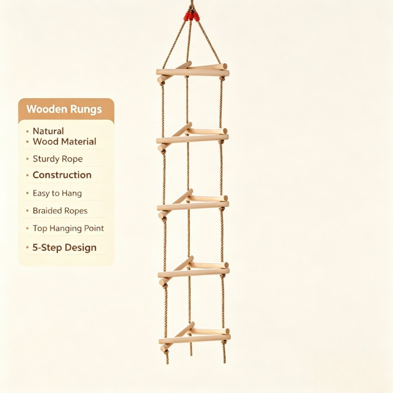 Escada de Corda Triangular de  - Kids Outdoor Ladder avaliação e preço
