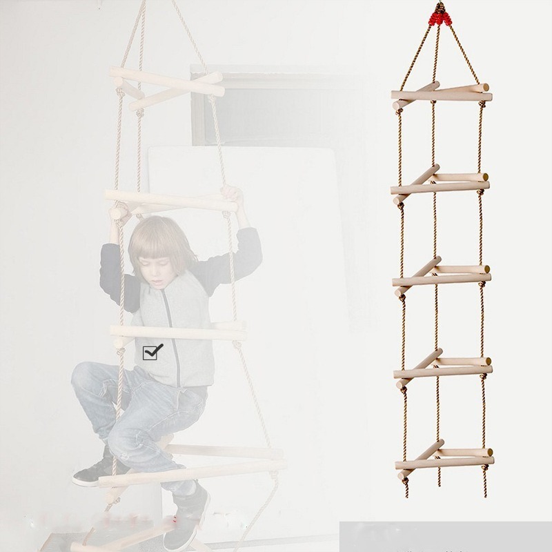 Escada de Corda Triangular de  - Kids Outdoor Ladder avaliação e preço